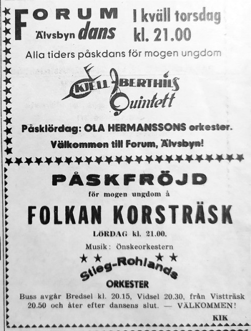 Kjell-Bertils & Stieg-Rohlands /1970