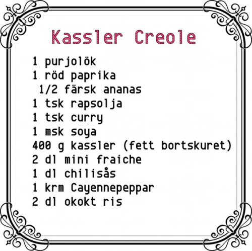 Kassler Creole