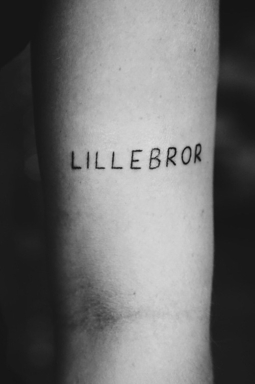 Min första tatuering | Lillebror