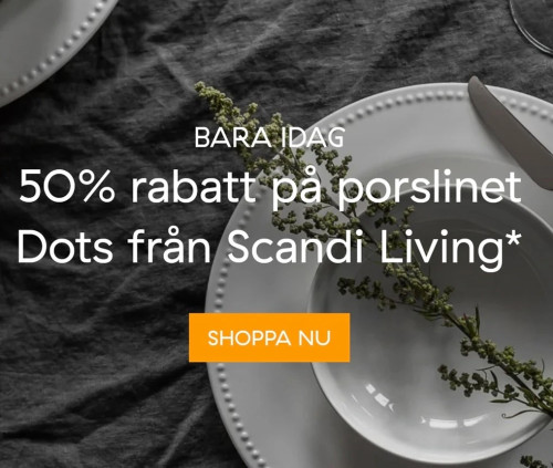 50 % på porslin hos Nordic Nest