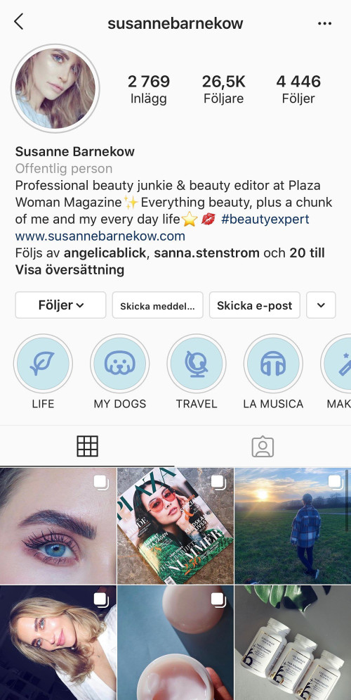 Tips: skönhetskonton på Instagram
