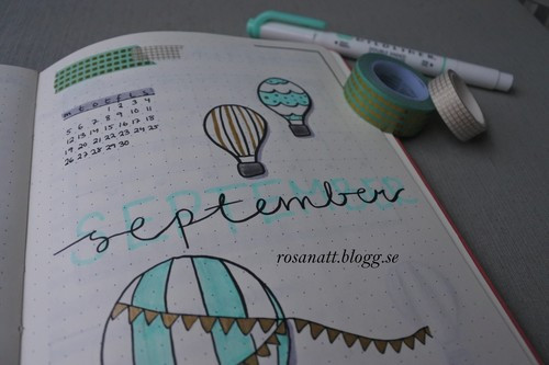 September i min Bullet Journal