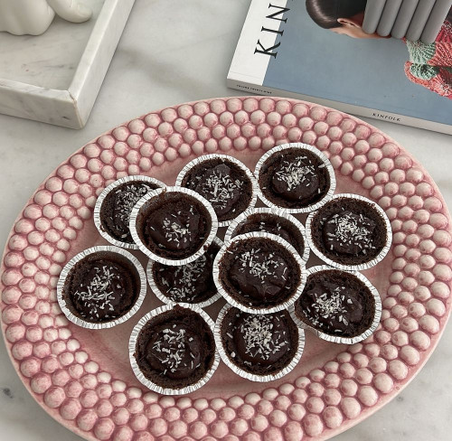 Sega chokladmuffins med glasyr