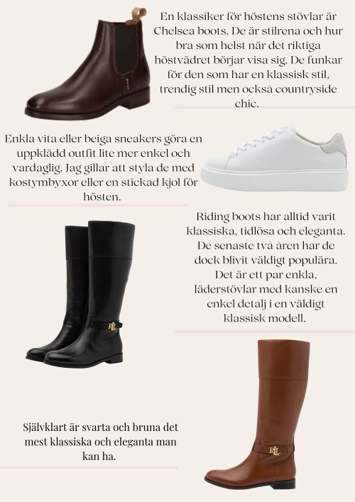 Classic and elegant shoes for autumn and winter