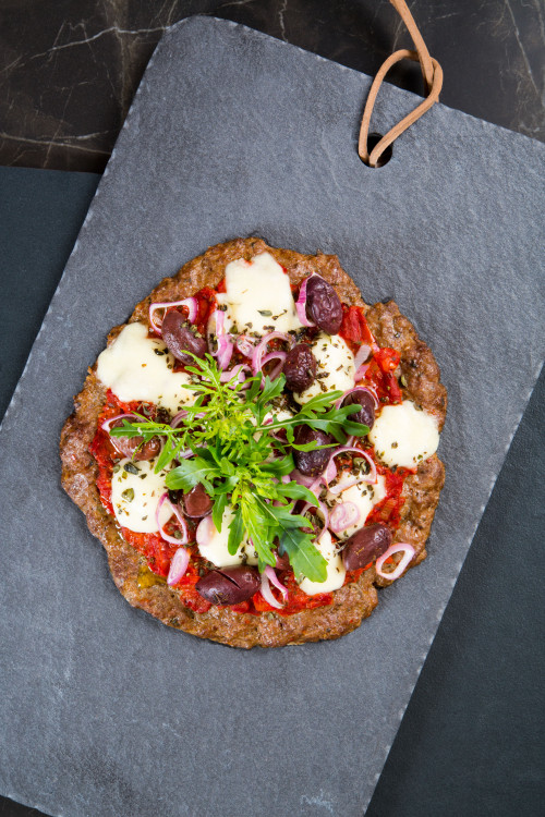 Meatza – Pizza på köttfärsbotten