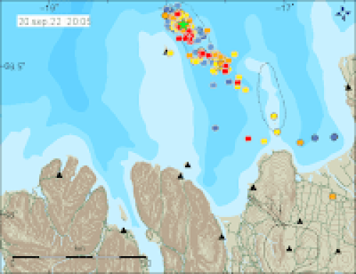 Över 12 000 jordskalv vid Grímsey på bara tolv dagar