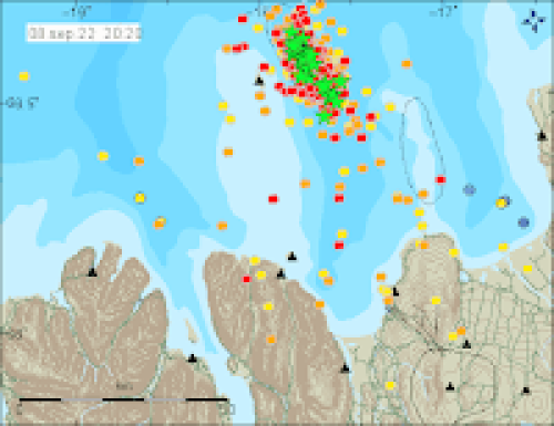 Kraftigt jordskalv skakar Grímsey och norra Island