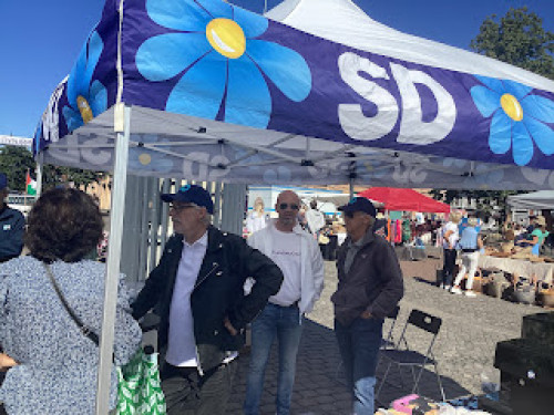 Sverigedemokraterna har skjutit fram sin position i Varberg