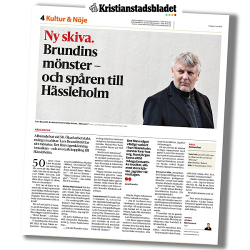 Kristianstadsbladet skriver inför släppet av albumet Mönster