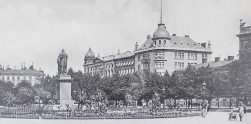 Stockholmsparkerna i vårskrud 1908