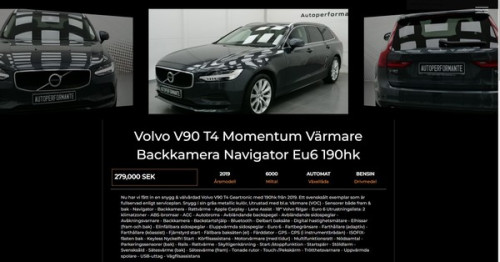 Min Volvo ligger ute till försäljning!