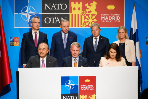 Turkiet godkänner svenskt och finskt medlemskap i Nato – avsiktsförklaring på...