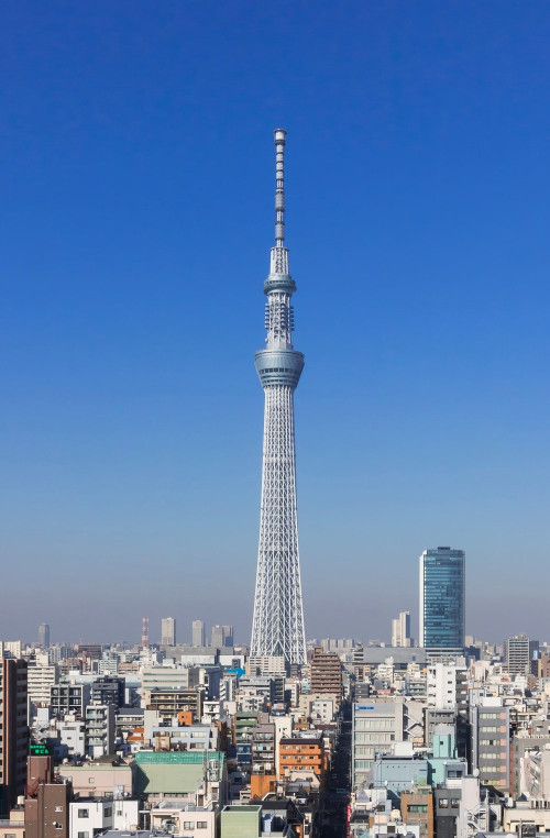Utsikten från Tokyo Sky Tree berättar med all önskvärd tydlighet om hur stort...