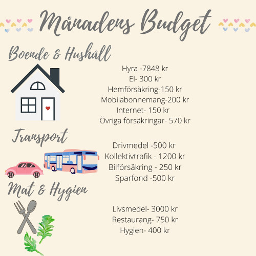 Månadens budget