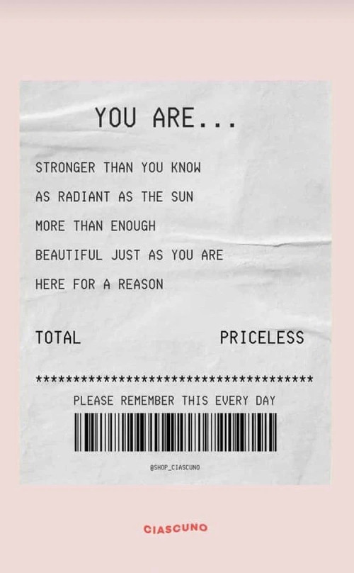 You are….