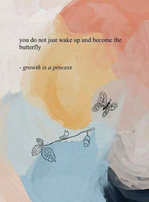 Growth is a process